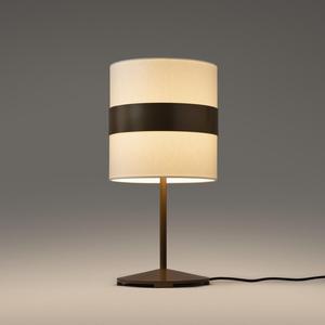 Modern Cylinder <b>LED</b> <b>Table</b> Lamp E26 AC Middle Shade Fabric Shade Metal Eye-Caring Bedside Reading <b>Light</b> for Bedroom Living Room - Product Image 2