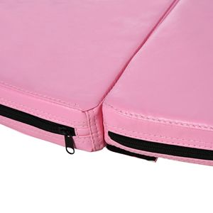Extra Protective 2\"T X 5 W Foldable <b>Pole</b> <b>Dance</b> Mat Lightweight Pink with Handle - Product Image 6