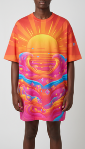 Camiseta Urbana Casual de Tendencia Oversize con Sublimación para Hombre, Ropa de Moda Urbana - Product Image 6