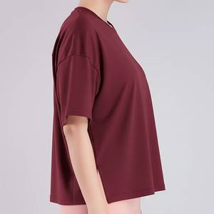 New Arrived Women's 100% Cotton Regular Fit T-Shirts 100% Cotton Screen Printed Logo Women Crew Neck Casual Wear ladies tee OEM - Product Image 2