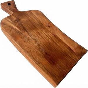 Planche à découper en bois de manguier avec poignée, vente en gros, logo personnalisé, planche à découper en bois pour la cuisine, pour couper la viande, les légumes et le fromage - Product Image 1