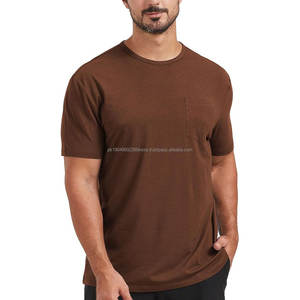Camiseta de Talla Grande Personalizada con Logotipo Estampado, Camiseta Lisa con Cuello Redondo para Hombre, Camiseta Personalizada - Product Image 4