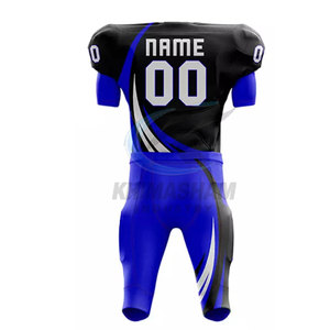 Uniforme de Fútbol Americano Personalizado a Precio Económico, Transpirable, de Poliéster, con Impresión por Sublimación, de Alta Calidad, Nueva Llegada para Hombre - Product Image 2