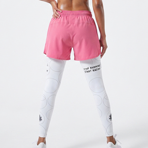 Leggings Estampados con Cintura Ajustable, Shorts Deportivos para Mujer, Leggings de Doble Capa para Gimnasio y Entrenamiento, Pantalones de Compresión con Estampado Personalizado - Product Image 2