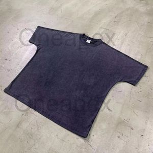 T-shirts Streetwear Vintage en Coton 100% de Haute Qualité, Délavés à l'Acide, Effet Vieilli, Séchage Rapide, Personnalisables - Product Image 1