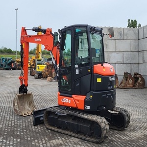 Mini-excavatrice puissante Kubota U-50-5 pour projets de construction, offrant des performances fiables et un fonctionnement hydraulique efficace - Product Image 5