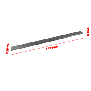 Benna in acciaio 30MnB non verniciata, 66"x4"x1/2", temprata, per minipala caricatrice - Product Image 6