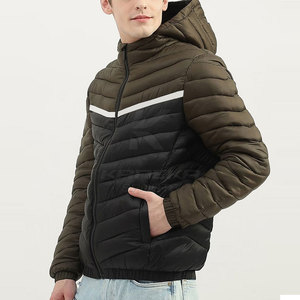 Comfortable Hooded Winter <b>Men</b> Puffer Jacket with Front Logo Breathable & Eco-Friendly Outdoor Use Top Selling Fashion Clothing - Product Image 1