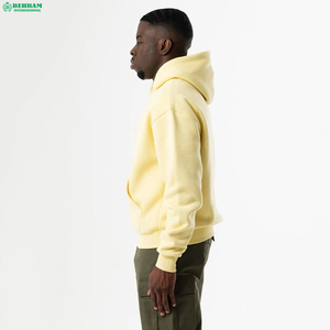 Unisex Thick French Terry Thermal <b>Pullover</b> Hoodie 450 GSM Eco-Friendly Winter Regular Fit Hoodie & Sweatshirts - Product Image 2