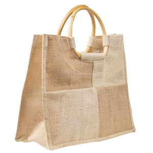 Wholesale Supply <b>Natural</b> Jute Shopping <b>Bag</b> with Soft Handles Lightweight and Reusable for Daily Carry Worldwide Supply Available - Product Image 3