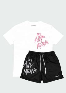 Summer New Men Casual Breathable Shorts Sets Short Sleeve T Shirt Shorts Solid Tracksuit Set Men's Brand Clothing 2 Pieces Sets - Product Image 4