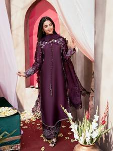 Ensemble Salwar Kameez brodé, robe traditionnelle pakistanaise et indienne pour femmes, tenue formelle de luxe, dupatta, pantalon Plazo, vente en gros - Product Image 2