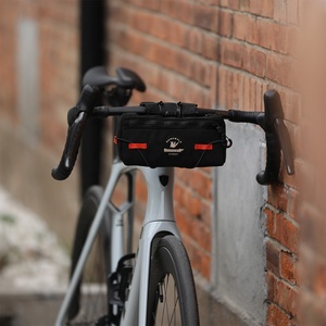 Bolsa de Manillar para Bicicleta Urbana Rhinowalk <span class=keywords><strong>COSMOPOLIS</strong></span> Compact de 0.9L, Almacenamiento Delantero de Nailon Resistente para Ciclismo y Desplazamientos - Product Image 6