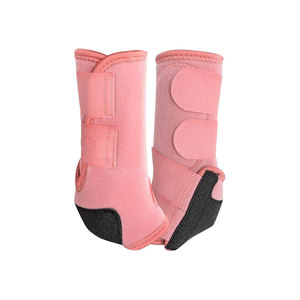 Protège-jambes en nylon rose pour chevaux, protection des pattes pour la thérapie et le soutien à la récupération - Product Image 1