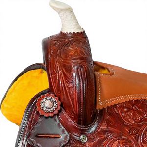 Selle d'équitation occidentale personnalisée, prix de gros disponible, fabriquée dans l'Uttar Pradesh - Product Image 3