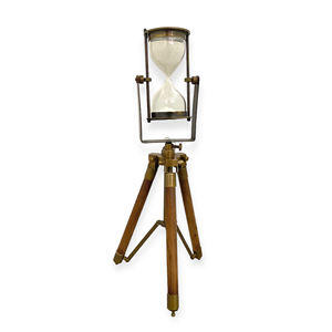 Swing <b>Hourglass</b> on Wooden Tripod (5 Minute)-ST33 - Product Image 1