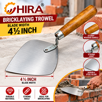 Truelles de maçonnerie HIRA 39401 avec manche en bois