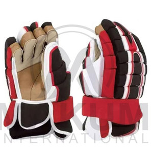 Guantes de Hockey sobre Hielo de Cuero Impermeables, Flexibles y Profesionales, con Cierre de Velcro, Unisex, para Uso en Exteriores - Product Image 6