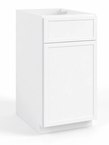 Gabinete de Cocina Estilo Shaker Blanco Base B12 con Puerta Individual - Product Image 4