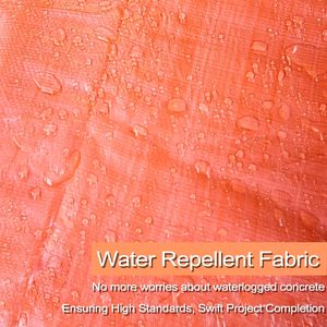 Couverture isolante imperméable pour le durcissement du béton, protection contre les basses températures pour les travaux hivernaux - Product Image 6