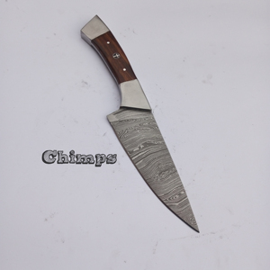 Couteaux faits main en acier Damas, couteau de désossage, couteau de chef, couteau Santoku, haute affûtation, coupe précise, écologique, en stock, OEM personnalisable - Product Image 1