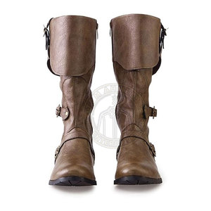 Botas Medievales de Cuero Tradicionales - Duraderas, Ligeras, Ecológicas, Personalizables en Talla y Color, Interior Suave y Comodidad Duradera - Product Image 2