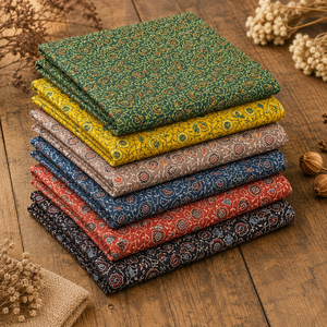 Jaipur Moda Anaya I Ethnic Cotton Printed <b>Fabric</b> with Botanical Floral Trails for Kurtis Shirts and Home Textiles - Product Image 4