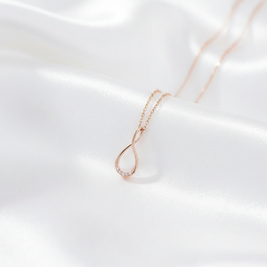 Collar de Plata de Ley 925 con Colgante de Zirconia en Forma de Gota de Agua, para Mujer, Regalo de Compromiso, Aniversario o Boda - Product Image 3