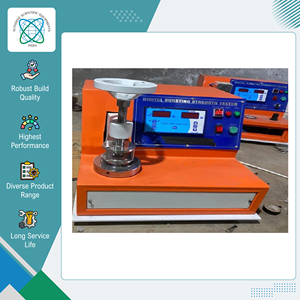 Testeur de résistance à l'éclatement de haute performance, de qualité supérieure, conforme aux normes les plus élevées, utilisé pour mesurer la résistance à l'éclatement - Product Image 3