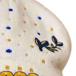 หมวกบีนนี่ไหมพรมสีขาว Sigma Gamma Rho Sorority ปี 1922 นุ่ม อุ่น สวมใส่สบาย ขอบพับได้ เหมาะสำหรับฤดูหนาว ปักลายสวยงาม สไตล์ลำลอง แฟชั่นวิทยาลัย - Product Image 3