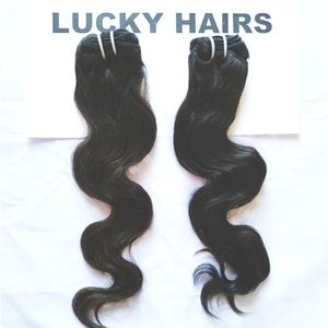 ผมแท้แบบอินเดีย 100% ไม่ผ่านการแปรรูป แบบลอนหลวมๆ สีดำ แบบ Remy  ถักด้วยเครื่องจักรแบบ Double Weft  เหมาะสำหรับต่อผม - Product Image 3