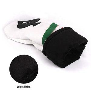 Salva Leather Brown Eco-Friendly Embossed Leather Golf Headcover Strap Hook-and-Loop Closure Driver Fairway Wood Hybrid <b>Model</b> - Product Image 2