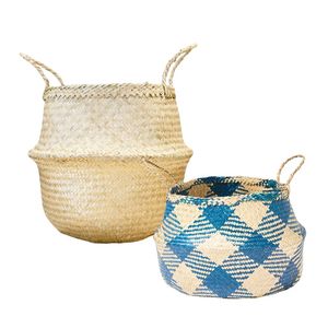 Decorative Handmade SEAGRASS BELLY <b>BASKETS</b> Decorative Storage, Eco-Friendly Woven Planter <b>Basket</b> - Product Image 1