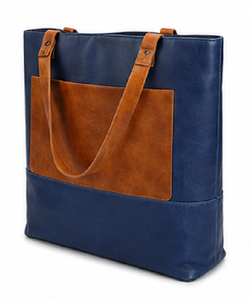 Bolso Tote de Cuero Genuino de Primera Calidad, Estilo Nacional, para Mujer |   Bolso de Hombro de Gran Capacidad para la Playa y Uso Diario - Product Image 4