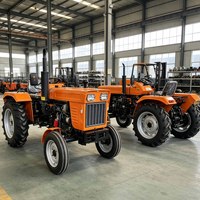 Tracteur agricole compact 4x4 de 50 CV, multi-usages, mini-tracteur pour l'agriculture, directement de l'usine
