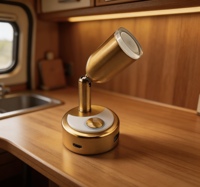 Lampe de lecture LED 12V à montage en surface pour camping-car avec double port de charge USB pour caravane, bateau et marine