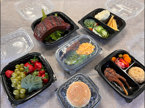 Conteneur jetable rond en PP Tiya TY-R16 avec couvercle, capacité de 16 oz, sans BPA, micro-ondable, recyclable pour restaurants et hôtels - Product Image 6