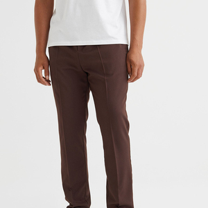 Pantalones Deportivos Casuales Ajustados para Hombre, Nueva Moda, 100% Algodón, Secado Rápido, Cierre con Cordón, Bolsillos Laterales - Product Image 3