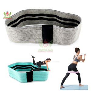 Set de Bandas de Resistencia para Entrenamiento de Cadera para Mujeres, Bandas Elásticas Anchas Antideslizantes para Ejercicios de Glúteos, de Poliéster Resistente - Product Image 6
