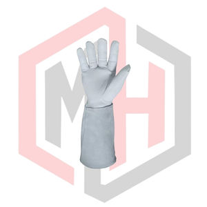 ถุงมือเชื่อมทนความร้อนโพลีเอสเตอร์/ไนไตรล์ หนา 11 ออนซ์  ใส่สบาย สำหรับงานเชื่อม TIG MIG  ป้องกันการลื่น ป้องกันการบาด - Product Image 2