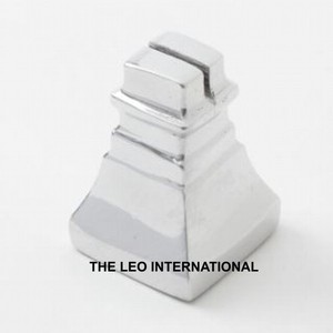 Support de cartes de table moderne en métal poli de taille moyenne pour mariages, fêtes et bureaux – Organiseur de cartes - Product Image 4