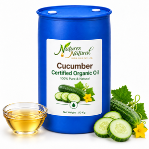 Huile de graines de concombre biologique certifiée pressée à froid, huile végétale Cucumis Sativus pour les formulations cosmétiques de soins de la peau et des cheveux, vente en gros en vrac - Product Image 4