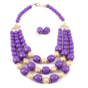 Collar de Resina de Moda 2026, Diseño de Cadena Gruesa con Cuentas Acrílicas en Rosa, Negro y Naranja, Joyería para Mujer, Ideal para Fiestas - Product Image 5