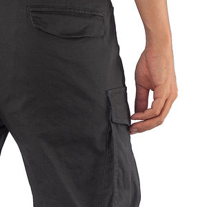 Pantalones Cargo Oscuros Ligeros y Modernos para Hombre, Corte Ajustado, Cómodos, Casuales, Antipilling, Cierre de Cremallera, Tela Elástica de Algodón y Spandex - Product Image 5