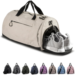 Sac de voyage pliable en polyester léger, imperméable, grande capacité, durable, avec bandoulière, pour le camping, la gym, les sports et les week-ends - Product Image 5