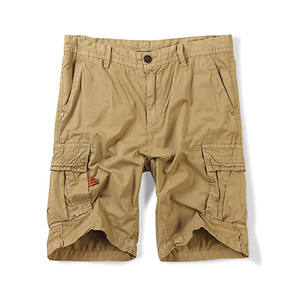 Shorts en jean taille haute boutonnés pour hommes, en coton écologique, décontractés, respirants, à prix abordable, en stock - Product Image 2