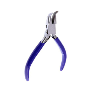 Pince à bijoux de qualité chirurgicale à bout arrondi avec poignée antidérapante, pince optique pour bijoux en acier inoxydable - Product Image 2