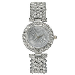 Reloj de Cuarzo para Mujer con Caja y Correa de Aleación con Incrustaciones de Diamantes de Imitación y Pantalla de Agujas - Product Image 6