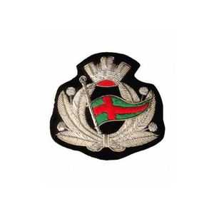 Custom Embroidered Sew-On Badge Beads/Sequins Decoration Flag Pattern Irregular Shape Fabric Patch Magnetic Feature for Garment - Product Image 1
