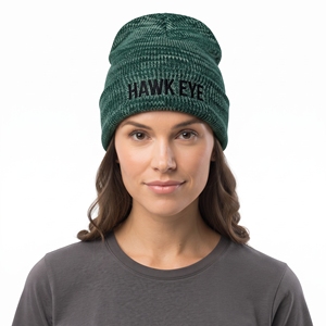 Hawkeye Embroidered Beanie Hat Green Acrylic Knit <b>Winter</b> <b>Cap</b> Unisex Casual Headwear 56-58CM - Product Image 3